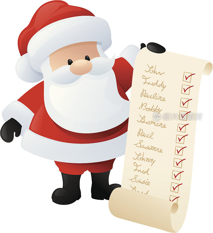 圣诞老人和名单