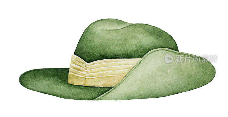 澳大利亚军帽。国家标志，军装，礼帽。