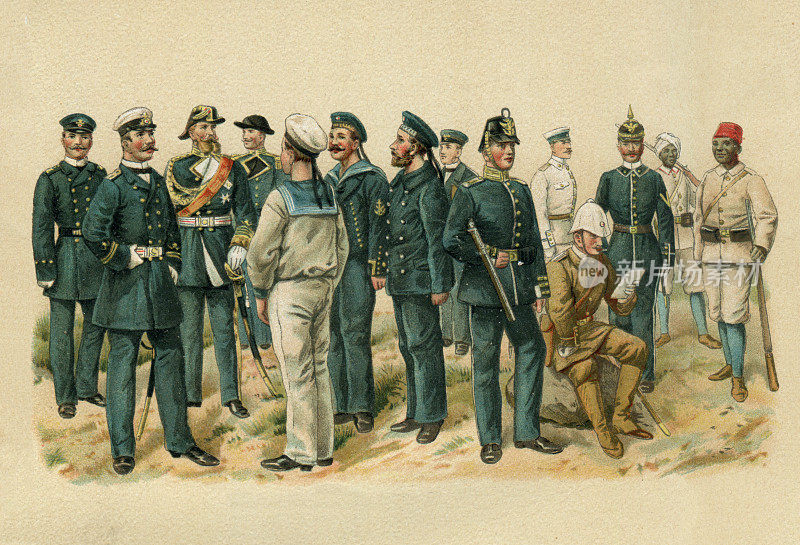1897年，德国士兵