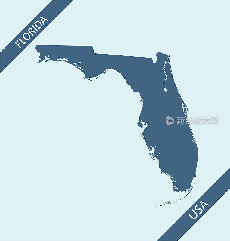 佛罗里达的地图