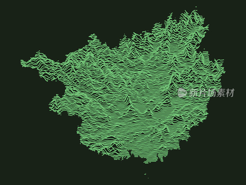 广西壮族自治区地形图