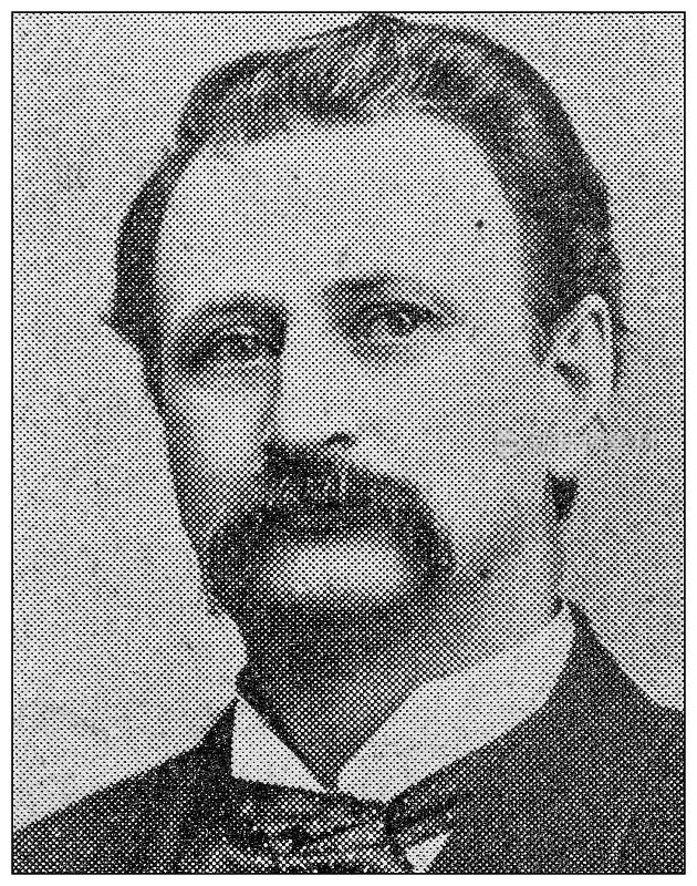 著名人物的古董肖像:乔治・W・雷