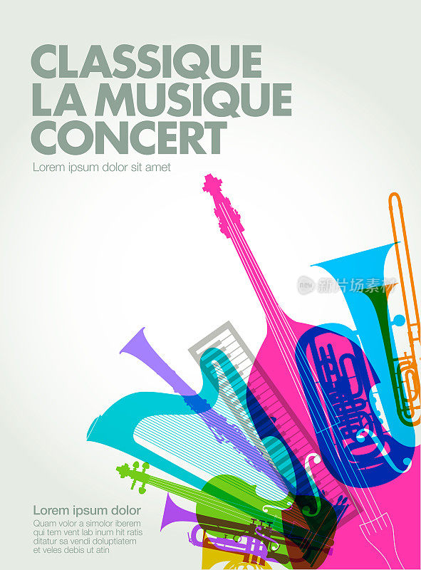 法国古典音乐会海报
