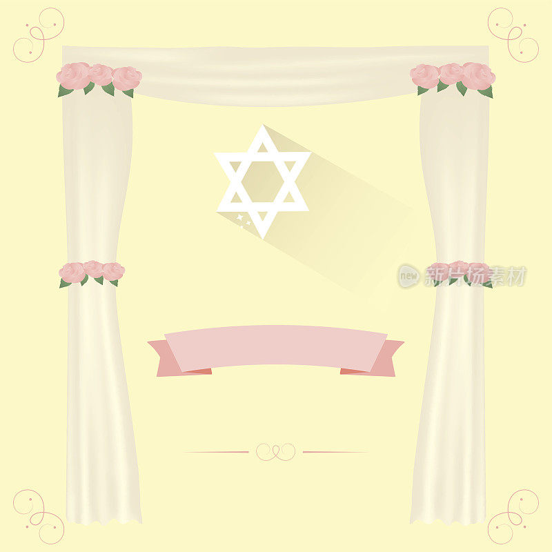 犹太人的婚礼元素。