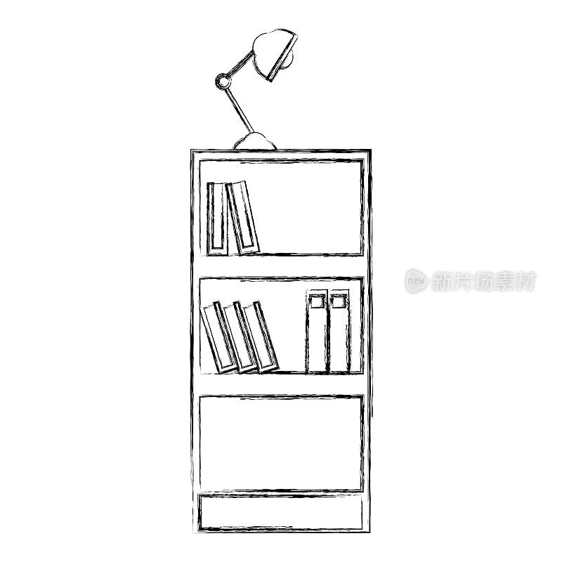 Figure教育书柜配书和台灯