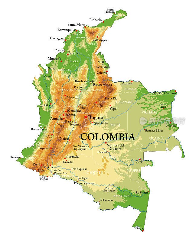 哥伦比亚物理图谱