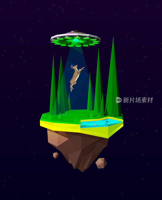 飞岛与UFO