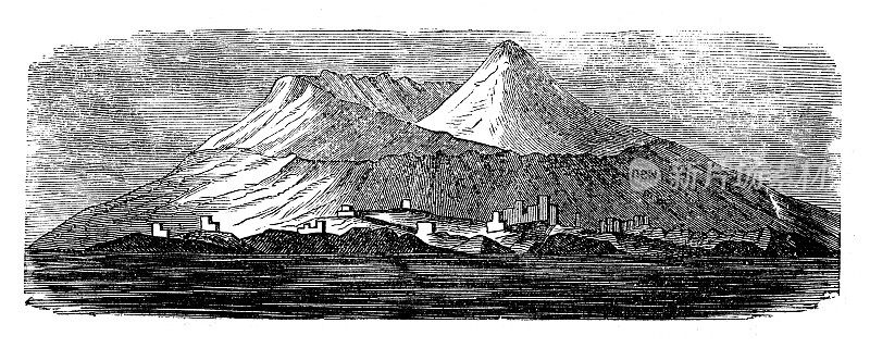 普林尼时期的维苏威火山