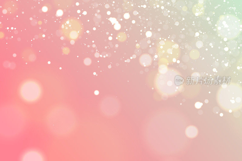 创意闪闪发光的金色圣诞背景。