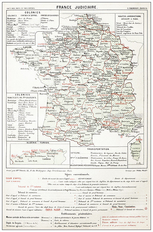 法国古地图(司法)