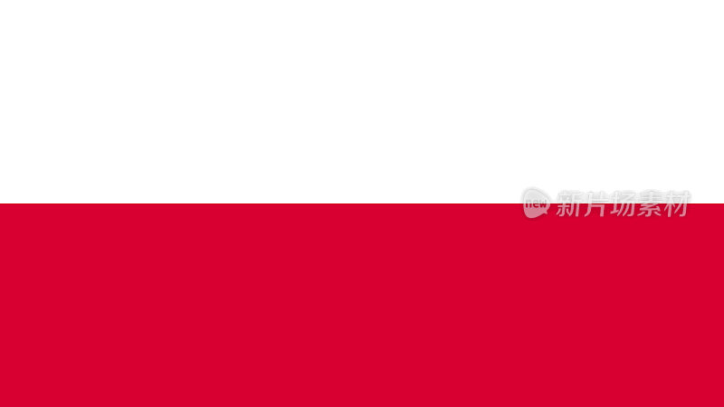 波兰的国旗Eps文件-波兰国旗矢量文件