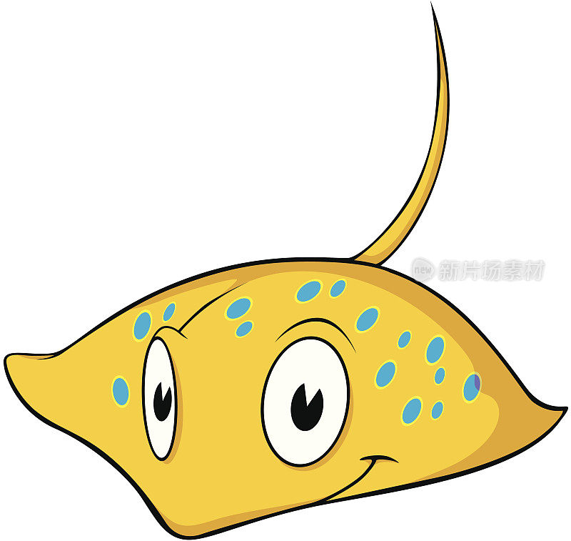 幸福的黄貂鱼
