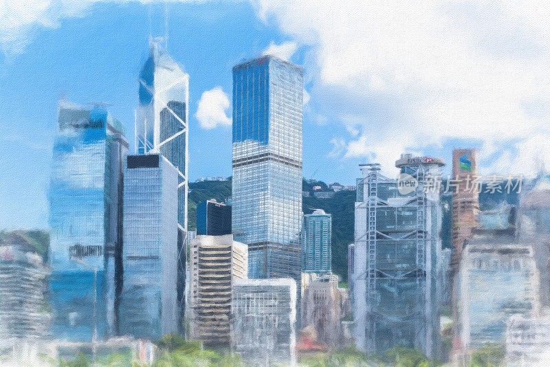 滤镜般的香港