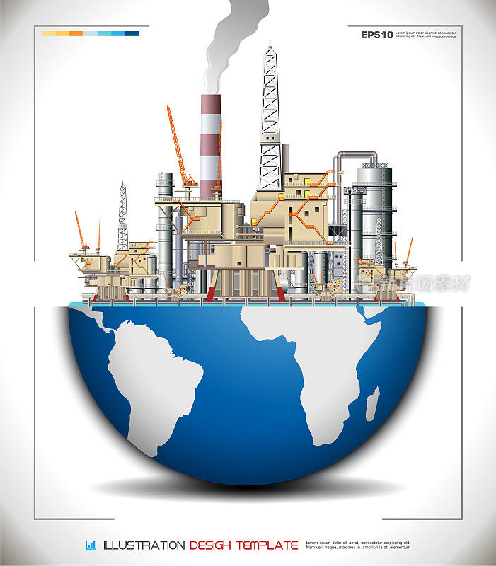 全球工厂，石油平台和油泵千斤顶