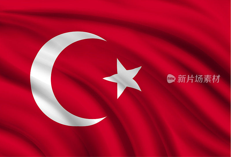 土耳其国旗，土耳其国旗
