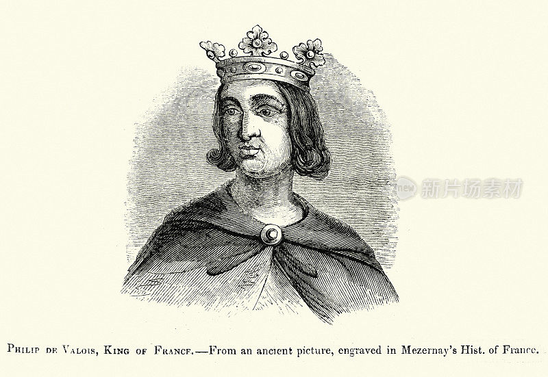 法国国王菲利普六世，14世纪法国中世纪历史