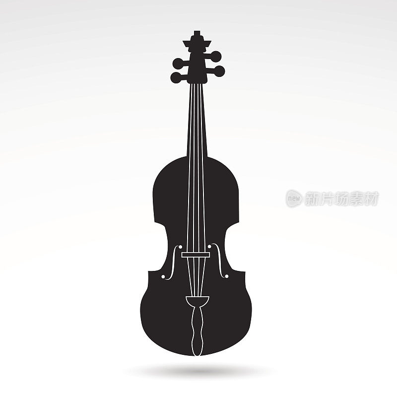 小提琴,小提琴图标。