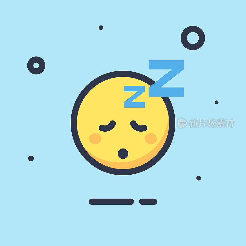 Emoticon平面设计颜色背景