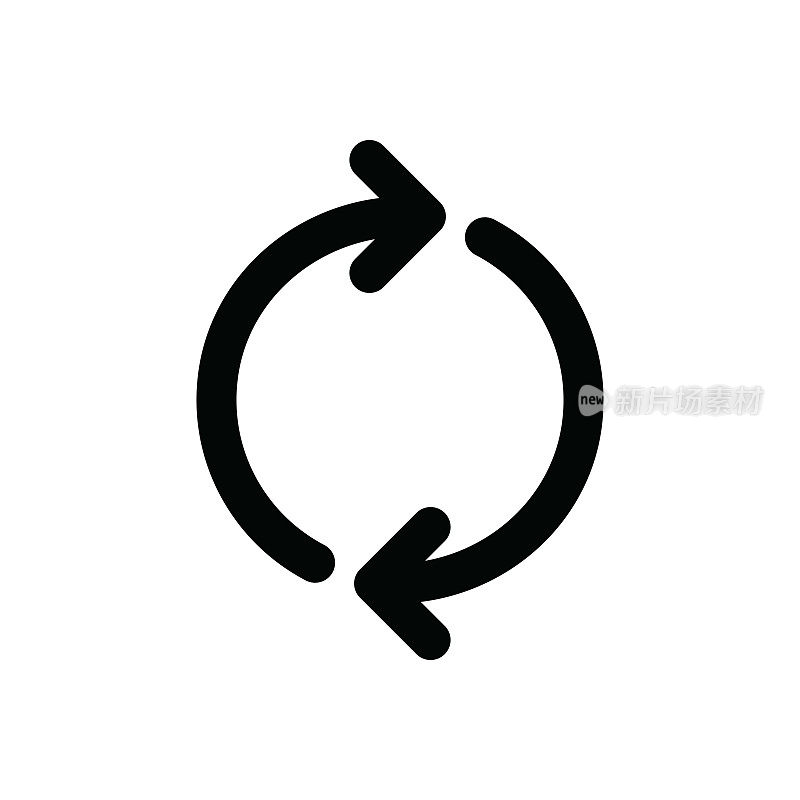 媒体细线图标-可编辑描边