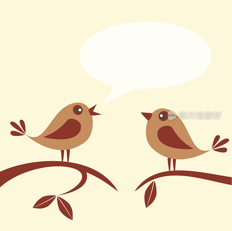 鸟说话