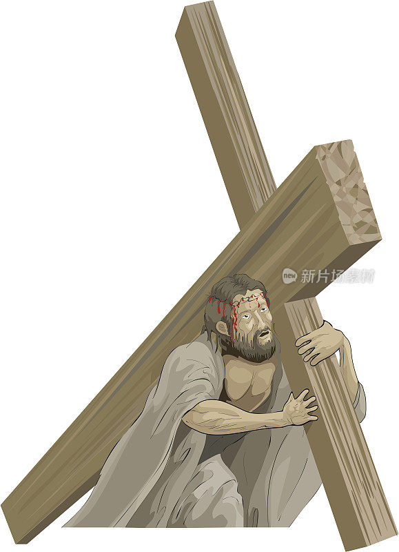 基督背负十字架
