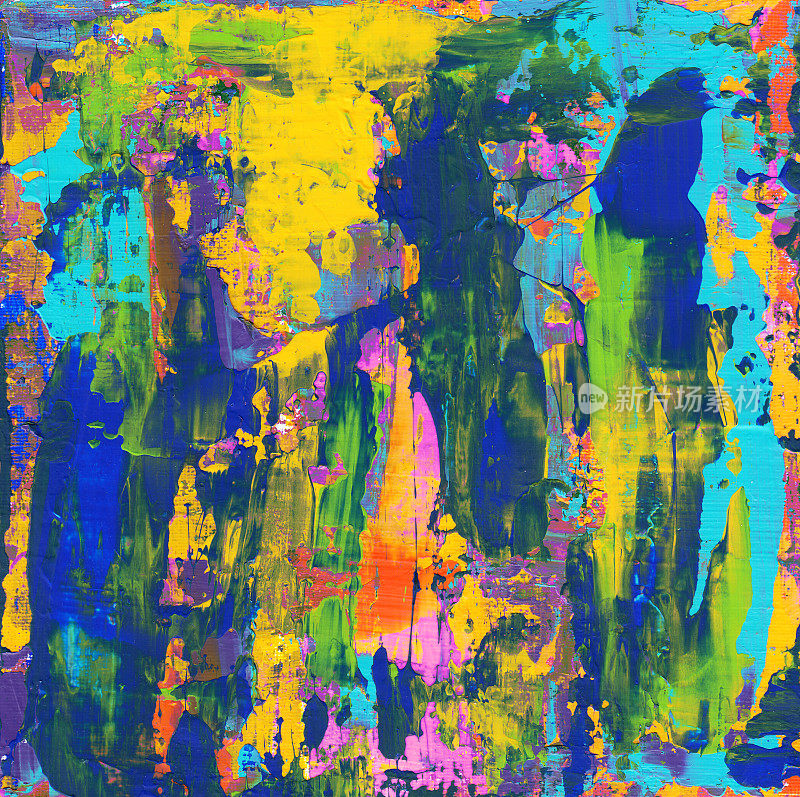 抽象的彩色画