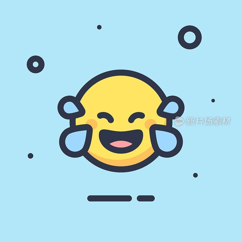 Emoticon平面设计颜色背景