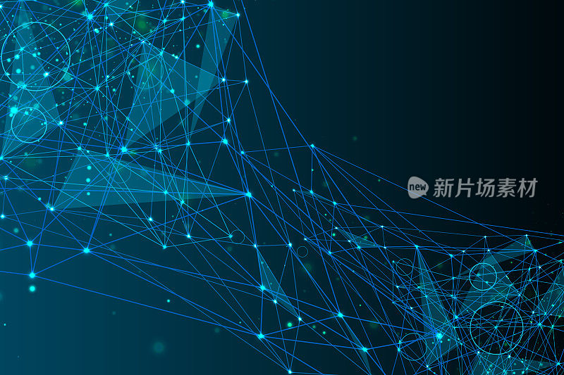 技术网络背景。