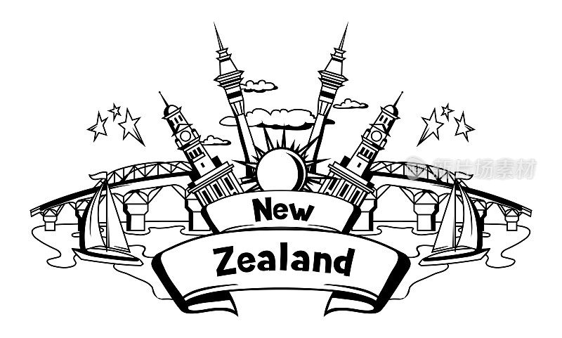 新西兰印花设计。
