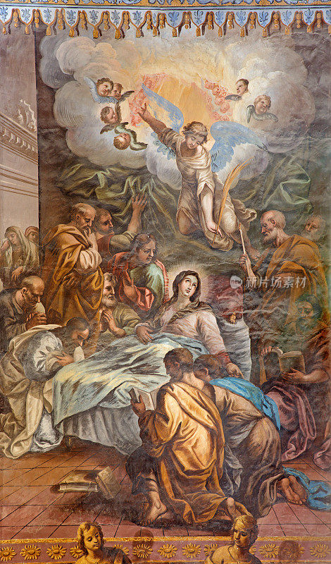 格拉纳达-圣母玛利亚的末日壁画