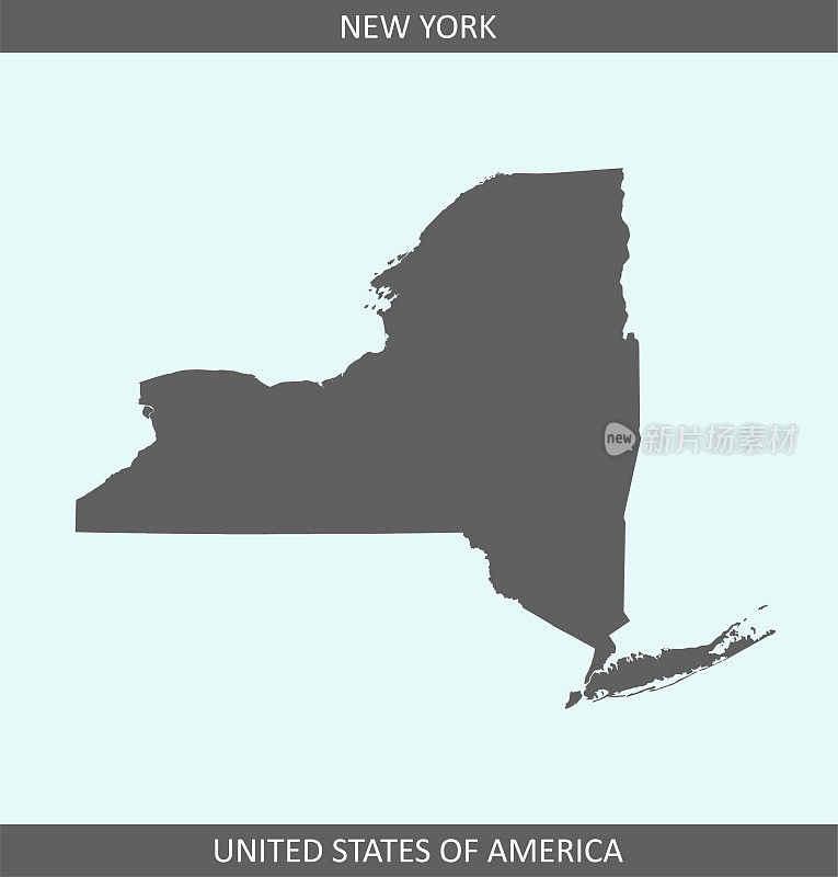纽约地图概述美国