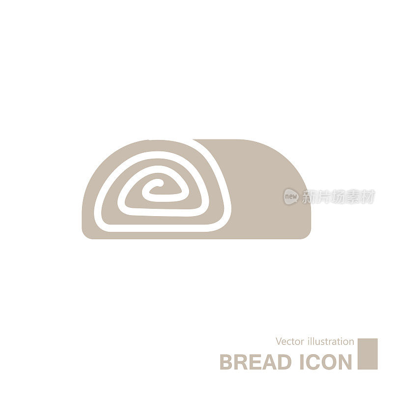矢量绘制面包。