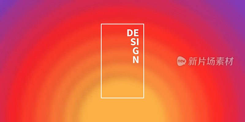 抽象模糊的背景-圆圈和红色梯度