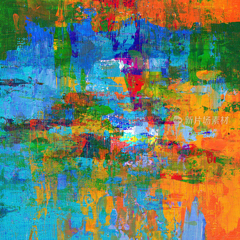 抽象的彩色画