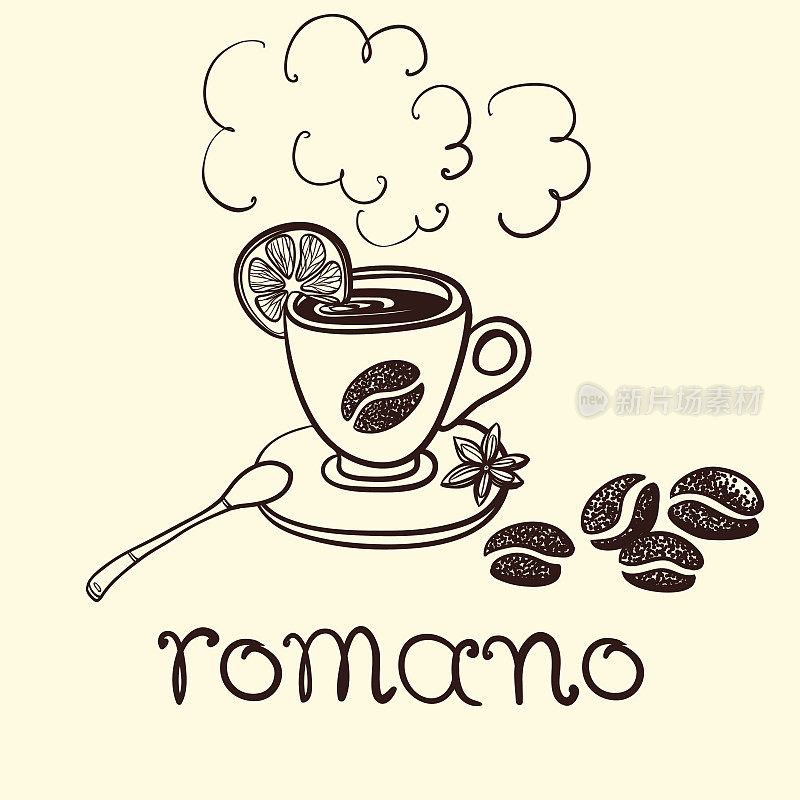 来杯咖啡，罗马诺