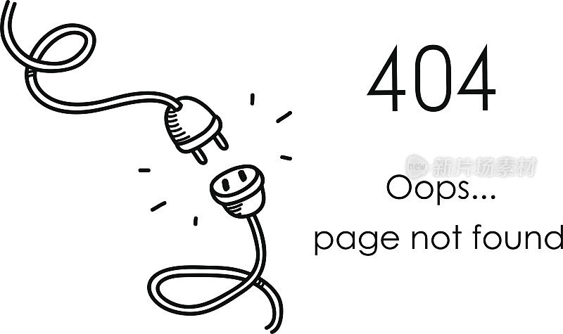 404页面未找到错误涂鸦