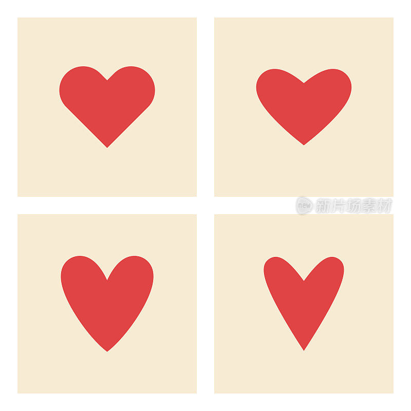 心图标,爱的概念