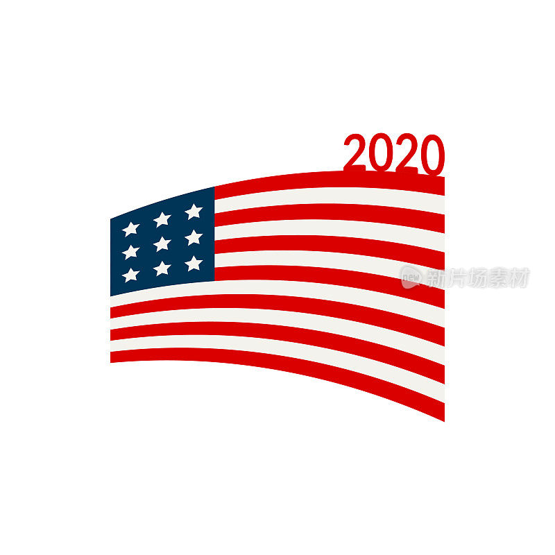 美国2020年大选设计元素