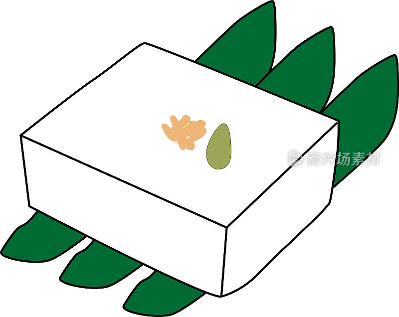 豆腐加调味品的插图