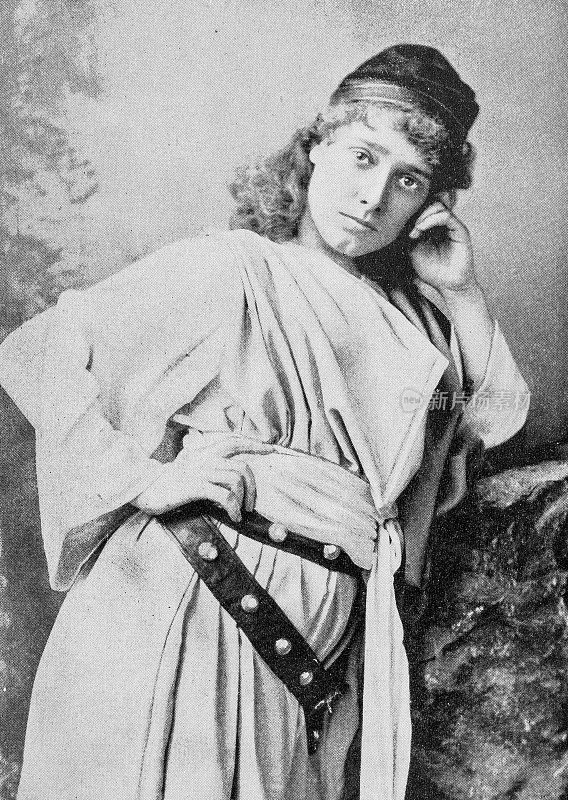 19世纪舞台名人肖像:茱莉亚・马洛