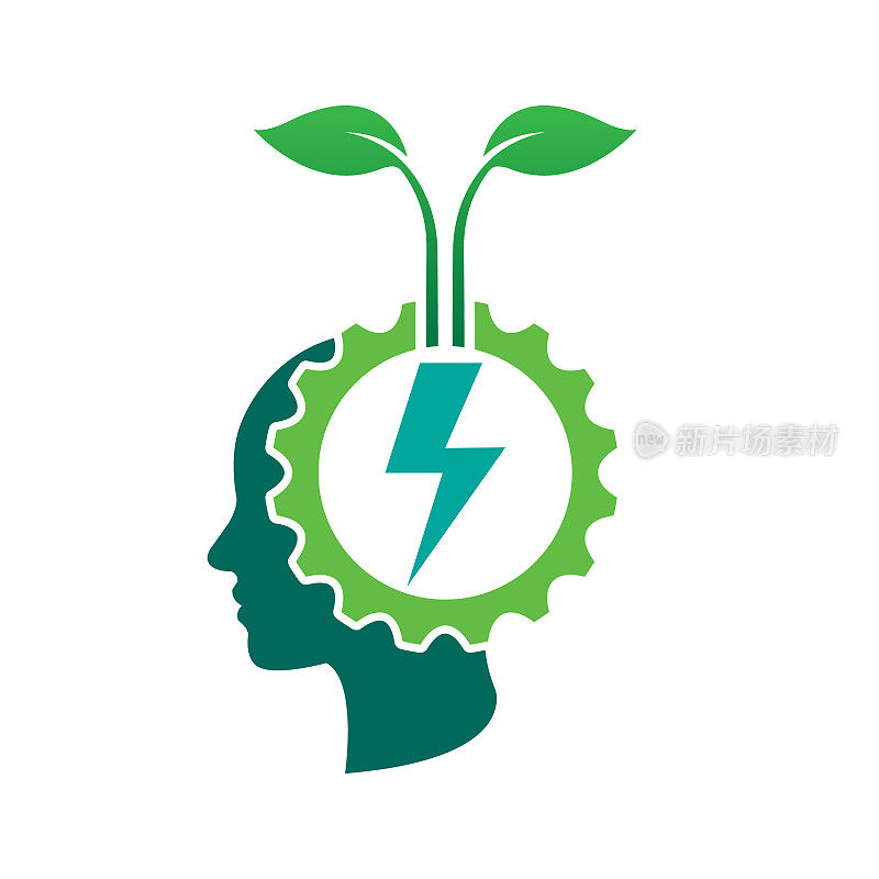 生态能源图标概念