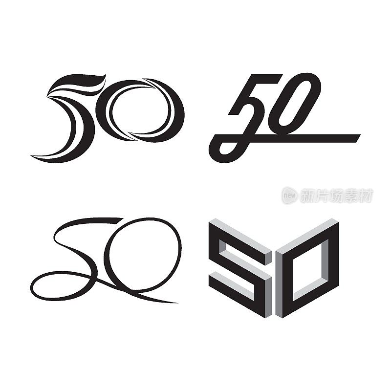 50周年纪念标志