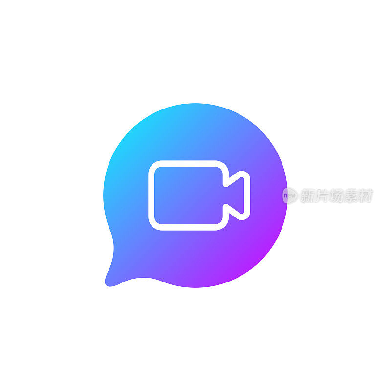 视频通话图标设计