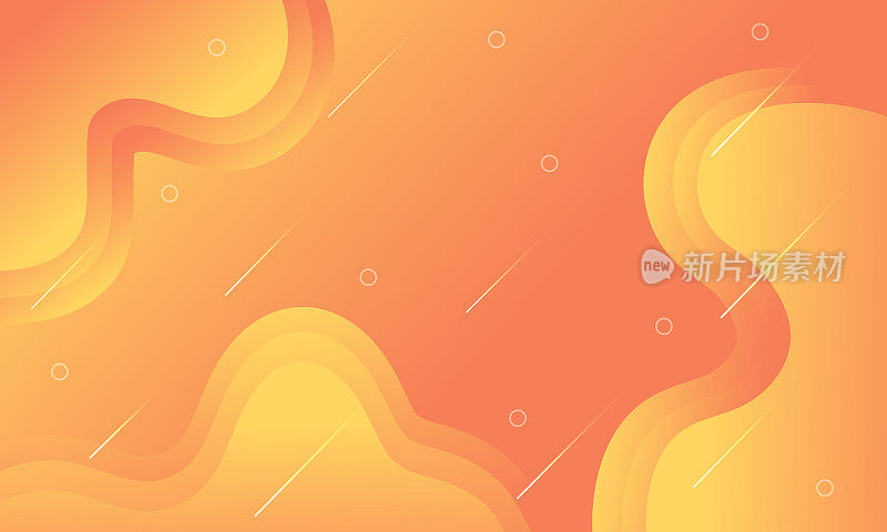 现代抽象梯度颜色背景与元素向量。