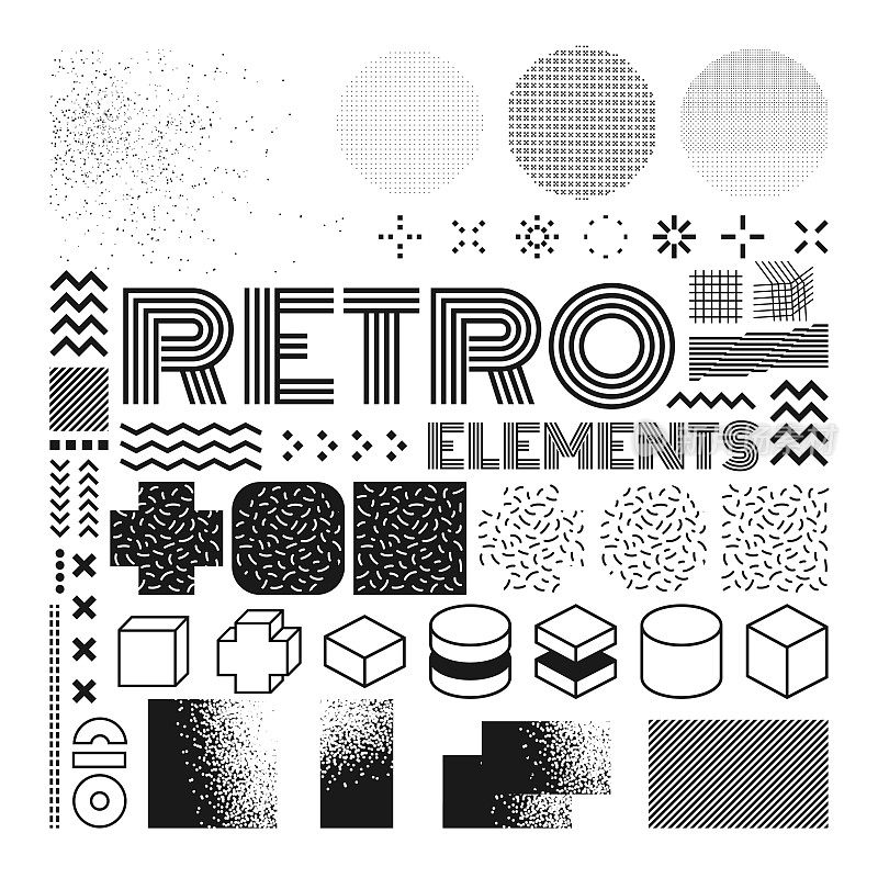 retro_elements_set_1