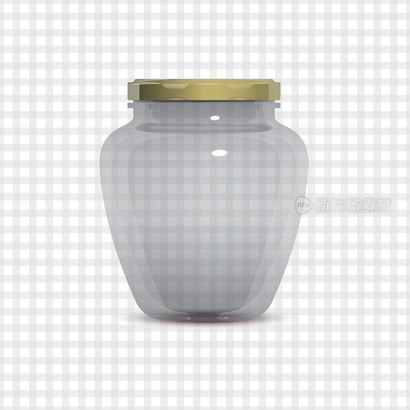 空透明玻璃果酱瓶
