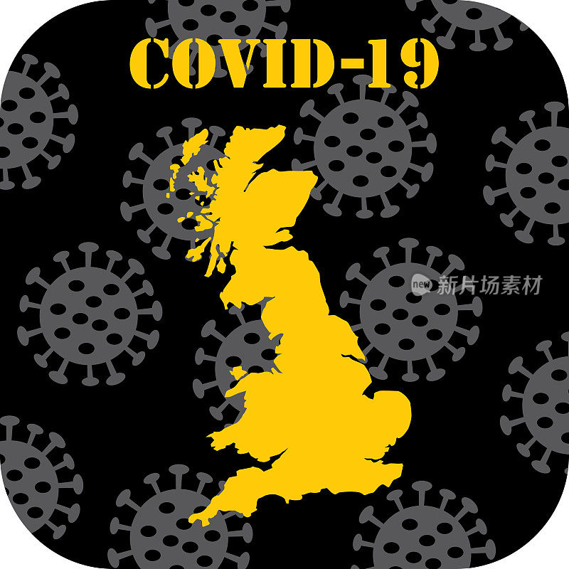 2019冠状病毒病的英国标志