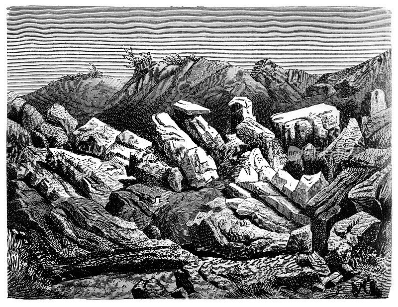 喀斯特是一种由石灰岩、白云岩和石膏等可溶性岩石溶蚀形成的地形
