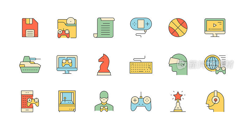 电子游戏,手柄,保存游戏,赢家,街机游戏图标设计