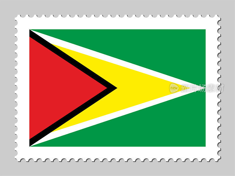 圭亚那国旗邮票